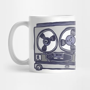 Vintage Tape Recorder Mug